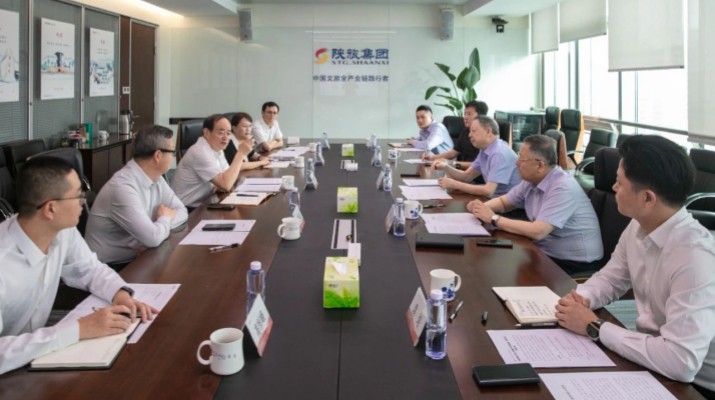 石培文董事長(zhǎng)帶隊(duì)赴陜西旅游集團(tuán)考察交流