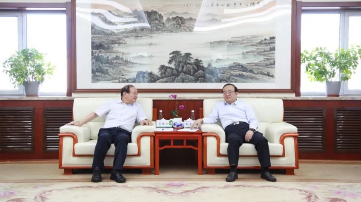 石培文董事長(zhǎng)拜訪甘肅省農(nóng)村信用社聯(lián)合社